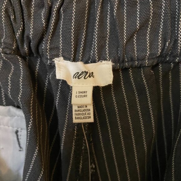 NWT Aerie Stripe Dress Trouser - Large Short - Picture 5 of 6